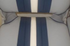 Grey/Navy Blue/White Stripe