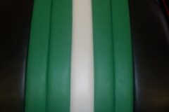 Black/Bright Green/White Stripe