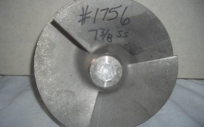 Large SS 3 Blade Impeller (Screw or Auger)