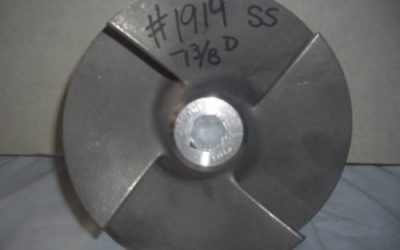 Large SS 4 Blade Impeller (Screw or Auger)