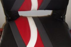 Black/Red/White Stripe