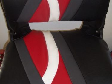 Black/Red/White Stripe