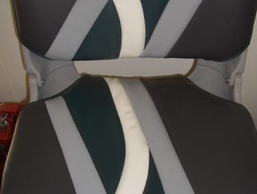 Green/Gray/White Stripe