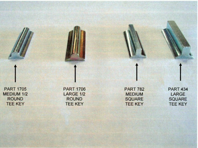 Tee Keys for Jet Impellers