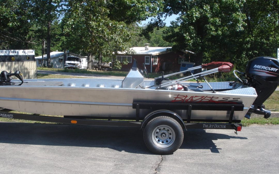 1852 Blazer SS Boat, 60/40hp Mercury Jet Motor