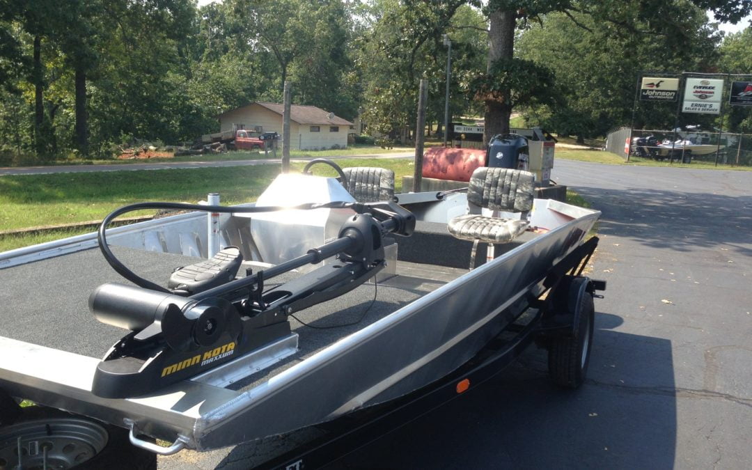 Ryan & Bridgitte Goehmann’s 1756 Blazer SS, 40hp Mercury Jet Motor