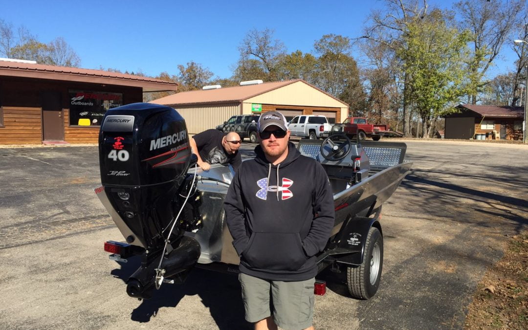 Josh McGuire’s 1752 Blazer SS & 40hp Mercury Motor