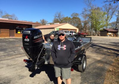 Josh McGuire’s 1752 Blazer SS & 40hp Mercury Motor