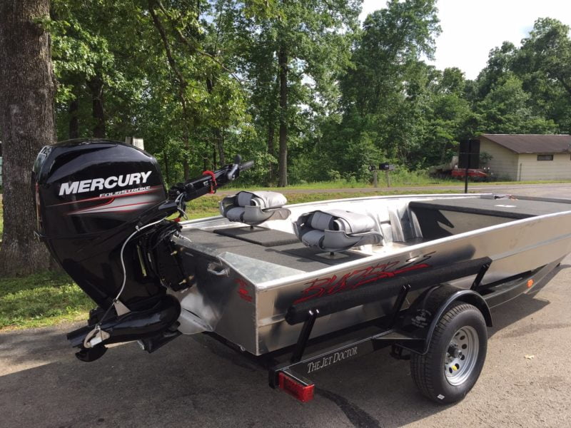 Jared &amp; Sarah Lashley's 1752 Blazer SS and 40hp Mercury 