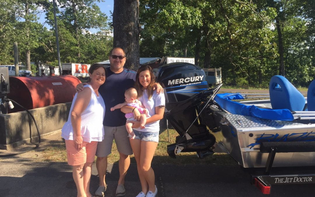 Bernie & Pam Lotz’ 1852 Blazer SS Boat & 40hp Mercury Jet Motor