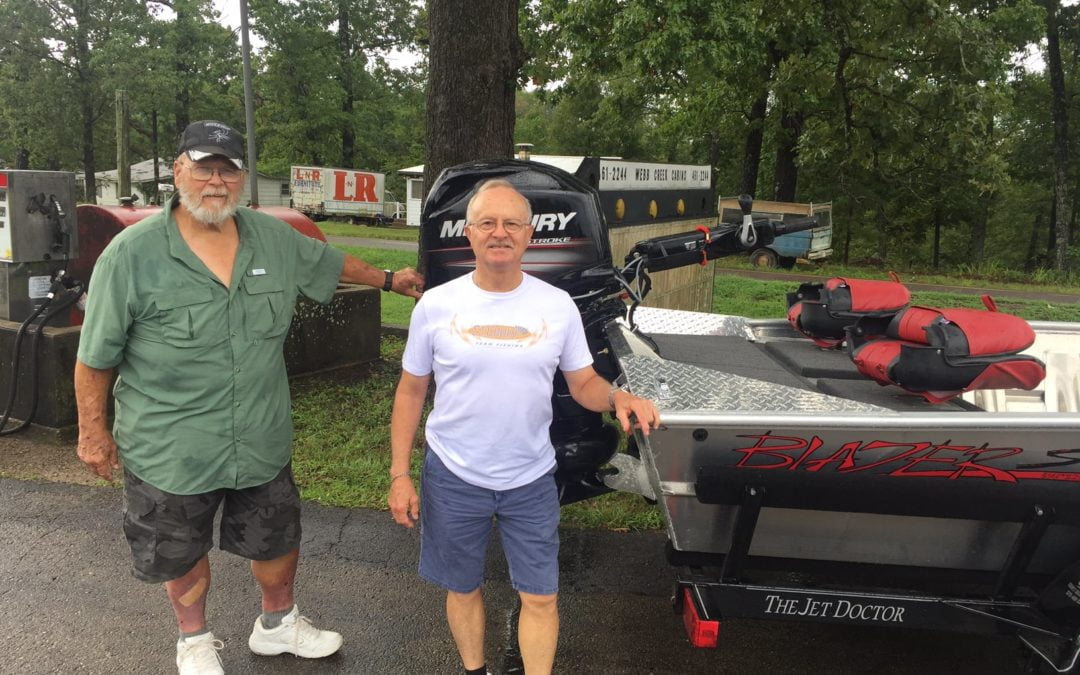 Alvin Gillespie’s 1752 Blazer SS and 40hp Mercury Jet Motor