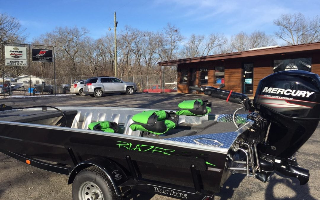 Travis Pearson’s  1852 Blazer SS w/ 40hp Mercury Jet Motor