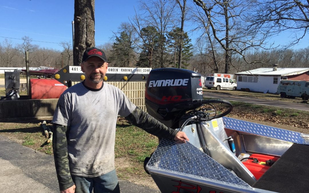 Ronnie O’Dell’s 1752 Blazer SS Boat w/ 60/40hp Evinrude HO Jet Motor