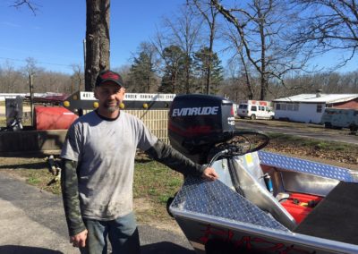 Ronnie O’Dell’s 1752 Blazer SS Boat w/ 60/40hp Evinrude HO Jet Motor