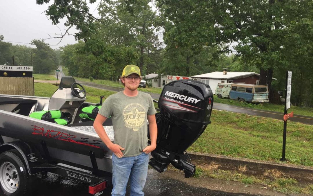 Wyatt George’s 1752 Blazer SS w/ 40hp Mercury Jet Motor