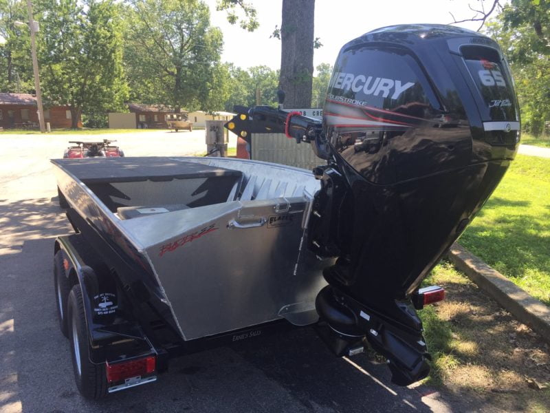 Mike Ridenhour S 1856 Blazer Ss With A 90 65 Mercury Jet Motor The Jet Doctor