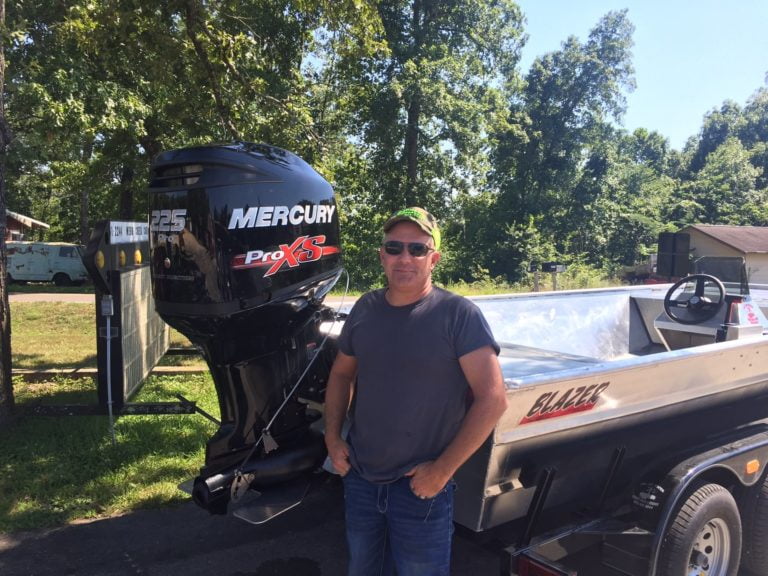 Norval Johnson’s 2070 Blazer Boat w/ 225hp Mercury ProXS Jet Motor