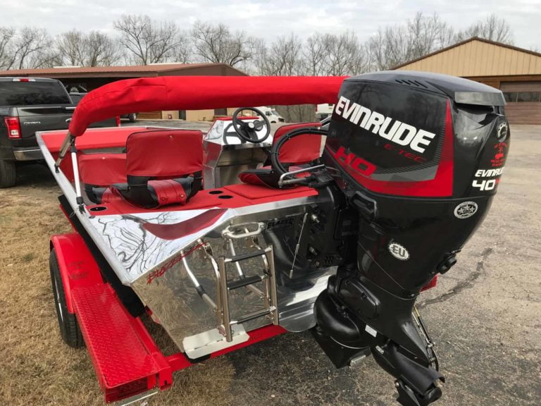 Don Hill’s 1852 Blazer SS w/60hp Evinrude Jet Motor