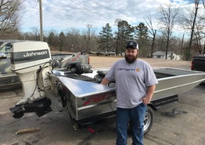 JD & Samantha Lanham’s 1752 Blazer SS Boat