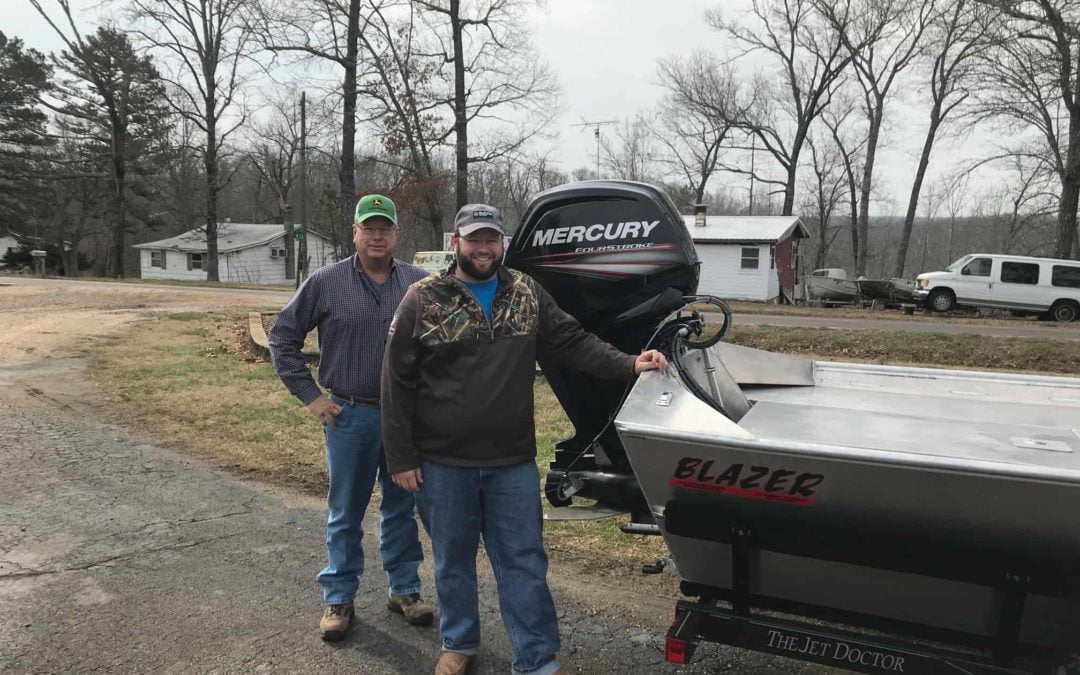 Cole Williams’ 1856 Blazer Boat w/80hp Mercury Jet Motor