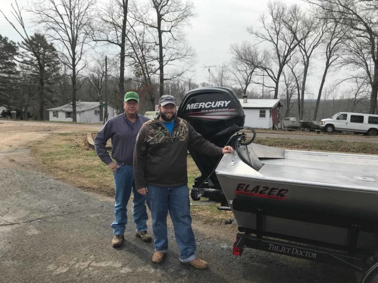 Cole Williams’ 1856 Blazer Boat w/80hp Mercury Jet Motor