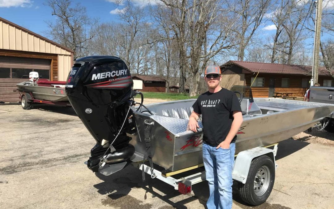 Tanner McCage’s 1756 Blazer SS Boat w/65hp Mercury Jet Motor