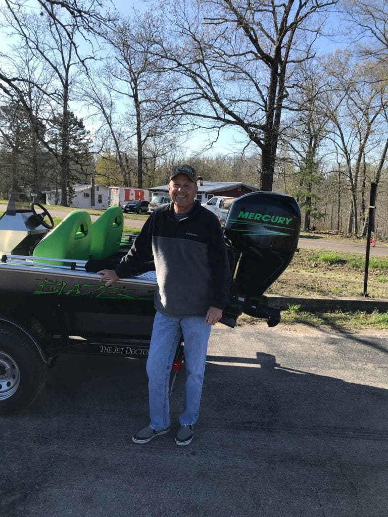 Charlie Love’s 1752 Blazer SS w/ 60/40hp Mercury Jet Motor