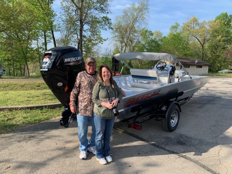 Ricky & Patti Rains 1856 Blazer SS w/ 80hp Mercury Jet Motor