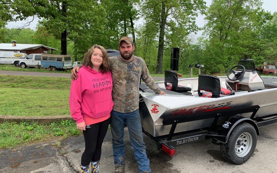 Shane & Sydney Amsden’s 1752 Blazer SS w/ 40hp Mercury Jet Motor