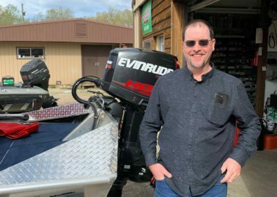 Bobby Bland Jr’s 1752 Blazer SS w/ 60/40hp Evinrude Jet Motor