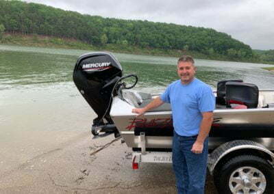 Brent & Tina Sykora’s 1856 Blazer SS Boat w/ 80hp Mercury Jet Motor