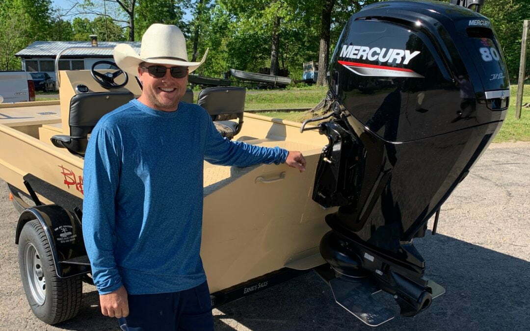 Cory Harris’ 1856 Blazer SS Boat w/ 80hp Mercury Jet Motor