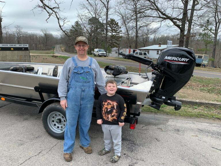 Mark Huff’s 1852 Blazer SS Boat w/ 40hp Mercury Jet Tiller Handle Motor