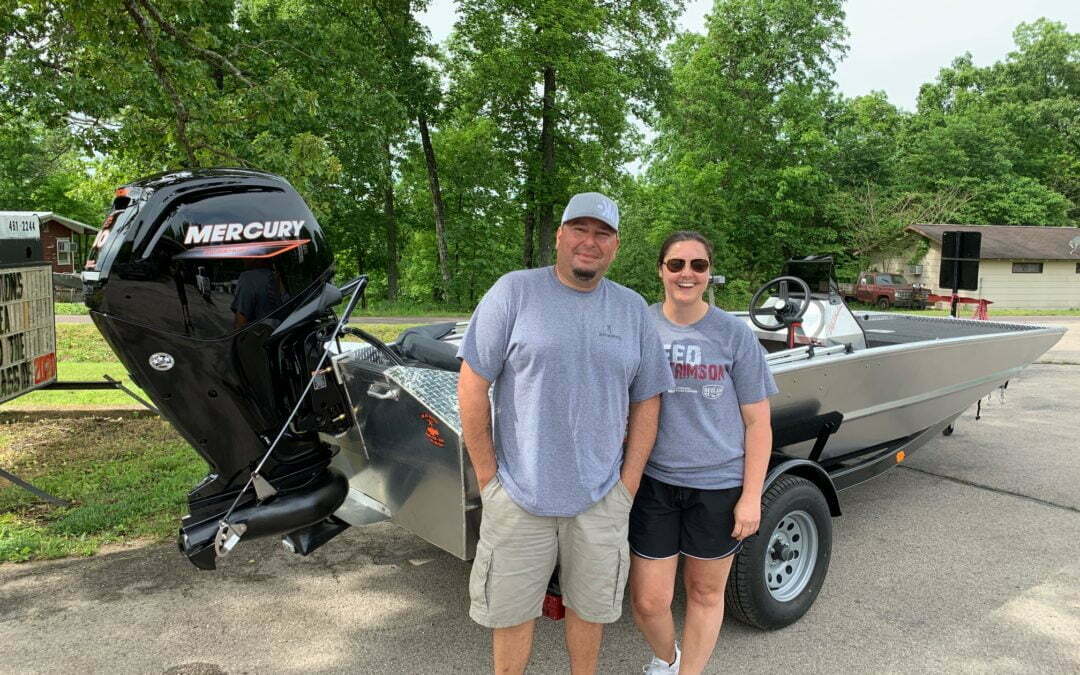 Matt Balch’s 1856 Blazer SS Boat w/ 80hp Mercury Jet Motor