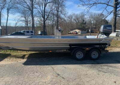 Paul Foutz’s 2270 Blazer Boat w/ Rivercraft Tandem Trailer